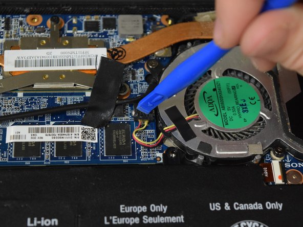 Sony Vaio Fit 13A SVF13NA1EL Fan Replacement: crwdns2935265:07crwdnd2935265:02crwdnd2935265:02crwdne2935265:0