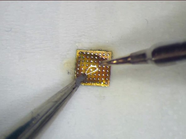 Repair tricks for desoldering & soldering of iPhone X charging IC