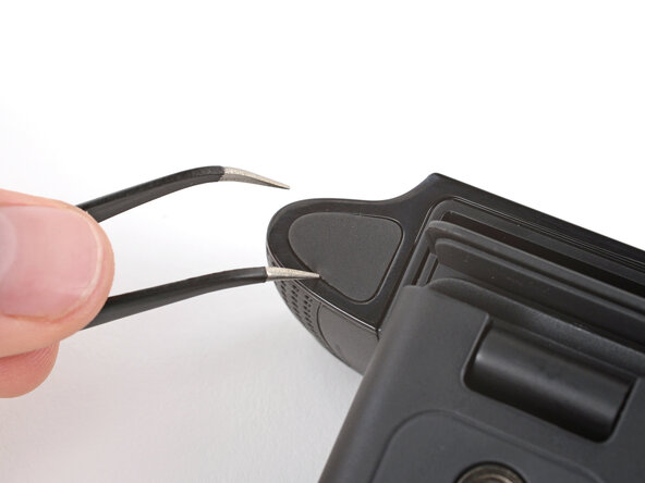 How to Open Your Logitech C920s Webcam, Remove the screw covers: crwdns2935265:02crwdnd2935265:01crwdnd2935265:03crwdne2935265:0