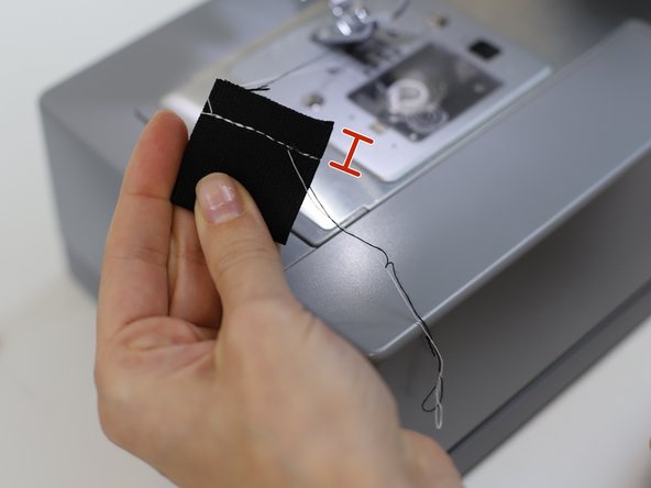 How to Replace a "Strap Keeper" in a Backpack, Stitch the "strap keeper": crwdns2935265:04crwdnd2935265:02crwdnd2935265:03crwdne2935265:0