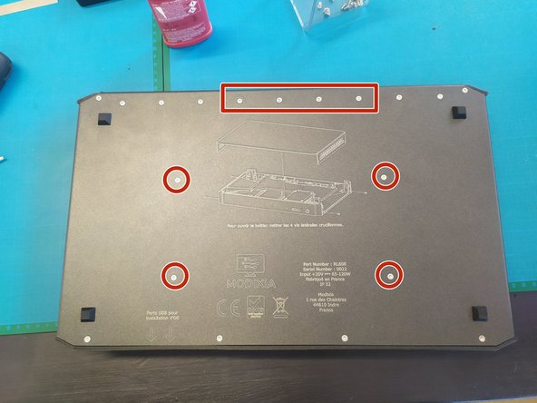 6- Montage PC Infinity, Montage du squelette dans le boitier: étape 1, image 3 de 3