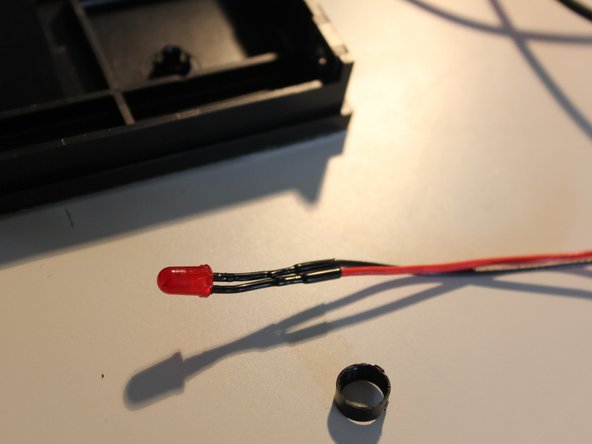 Apple Disk II Floppy Disk Subsystem Teardown and Optical Drive Conversion, LED removal: step 20, image 2 of 2