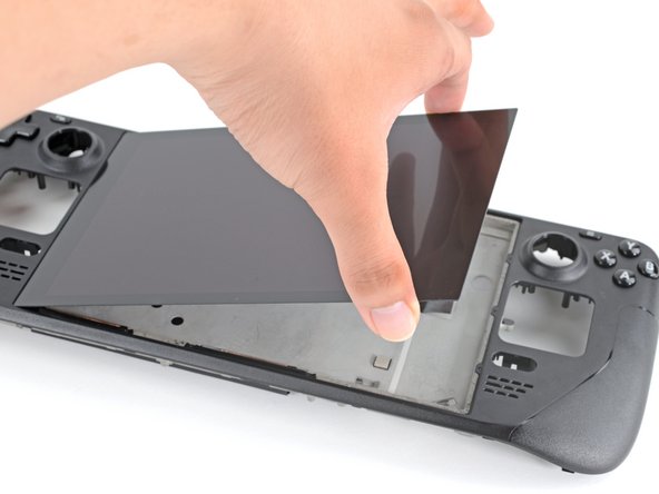 Steam Deck Front Shell Replacement, Lift up the display: crwdns2935265:083crwdnd2935265:02crwdnd2935265:03crwdne2935265:0