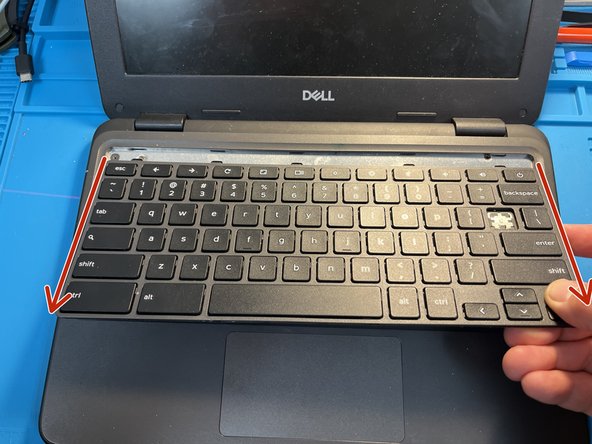 Dell Chromebook 3100 Keyboard Replacement, Remove the Keyboard: crwdns2935265:04crwdnd2935265:03crwdnd2935265:03crwdne2935265:0