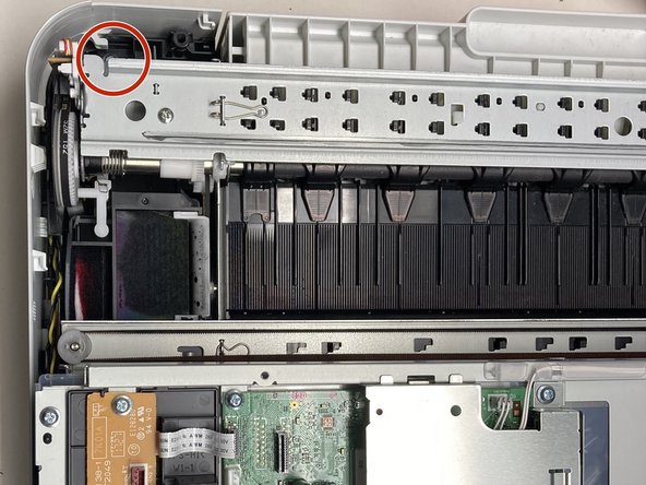 Brother MFC-J4420DW Power supply replacement, Remove screws: 步骤 7 中的图像 2，2