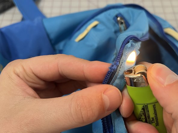 Advanced No-Sew Zipper Repair Techniques, SKILL: Retracking a slider at a damaged area: crwdns2935265:011crwdnd2935265:02crwdnd2935265:03crwdne2935265:0