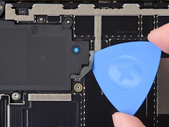 Microsoft Surface Pro X Volume Button Cable Replacement, Detach the left speaker's cable: passo 52, immagine 2 di 2