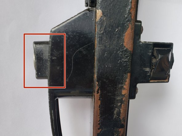 Wrought Iron Security Door Handle Replacement: step 7, image 2 of 2