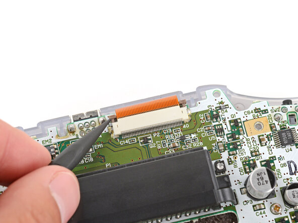 How to Reshell Your Game Boy Advance, Disconnect the screen cable: crwdns2935265:09crwdnd2935265:03crwdnd2935265:03crwdne2935265:0