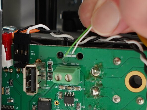 Kaffelogic Nano 7/LINK (A/B/C-N Serial) Roast Chamber Replacement, Disconnect the thermocouple: step 6, image 3 of 3
