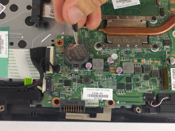 HP Pavilion 15-ab243cl CMOS Battery Replacement: stap 0, afbeelding 2 van 2