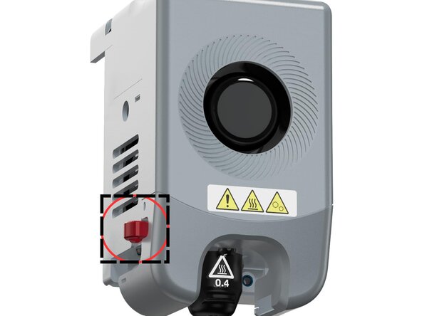 Flashforge Nozzle Unclogging, Taking out the nozzle: crwdns2935265:03crwdnd2935265:02crwdnd2935265:02crwdne2935265:0