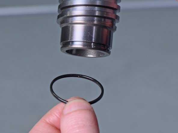 Replace this O-ring with the new O-ring included in the pump repair kit.
