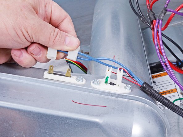 Whirlpool WED87HED Dryer Thermal Fuse Testing and Replacement, Disconnect the thermal fuse: 手順 42、 3の画像 3