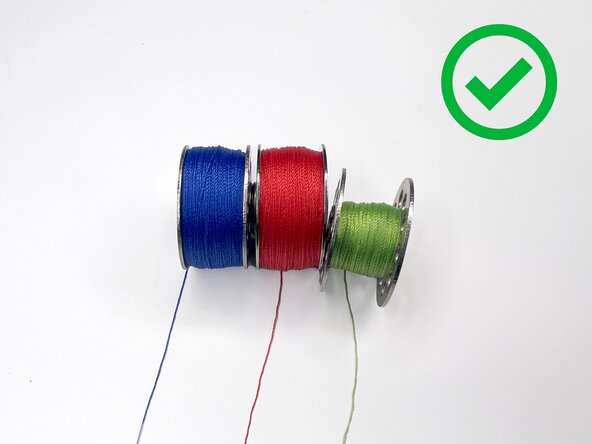 How to Wind a Bobbin, Troubleshooting: crwdns2935265:06crwdnd2935265:02crwdnd2935265:02crwdne2935265:0