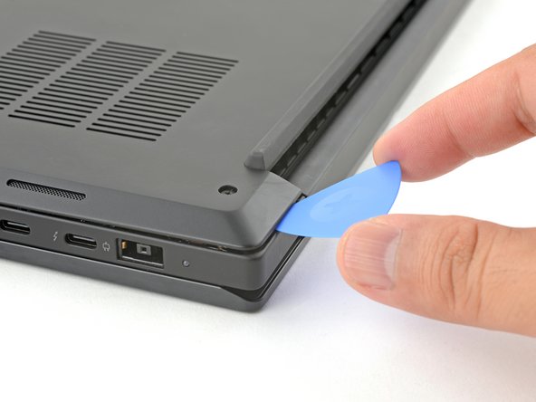 Lenovo ThinkPad P1 Gen 7 Base Cover Replacement, Loosen the base cover's left side: stap 0, afbeelding 2 van 3