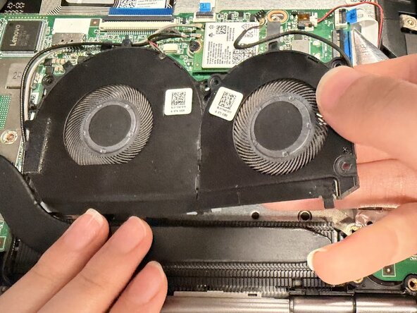 Lenovo ThinkBook 13S-IML Motherboard Replacement, Fans: step 2, image 3 of 3