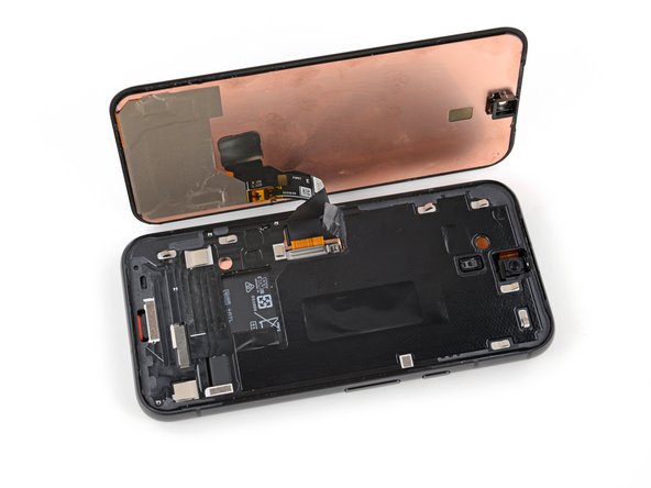 Google Pixel 8a Screen Replacement: step 32, image 3 of 3