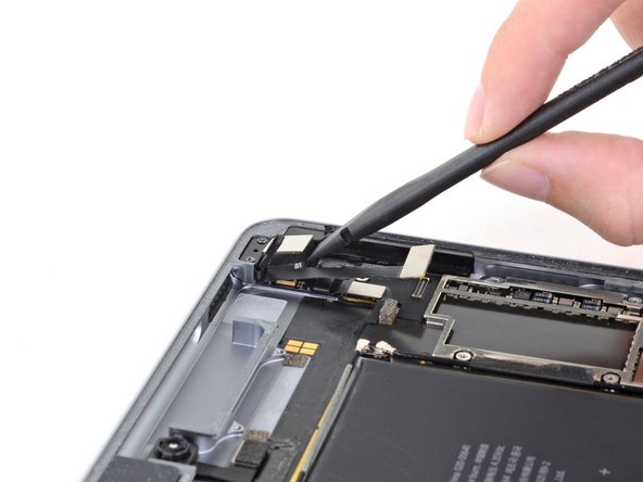 iPad Pro 9.7" Rear Camera Replacement, Pry up the rear camera: step 47, image 2 of 2