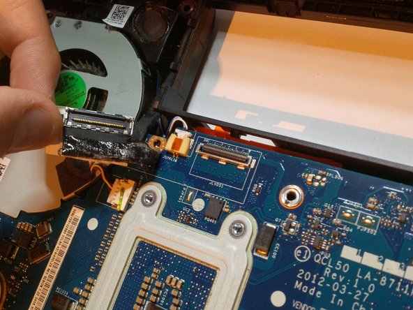 HP Envy m6 1220sb Disassembly, mainboard/ screen connector: crwdns2935265:011crwdnd2935265:02crwdnd2935265:02crwdne2935265:0