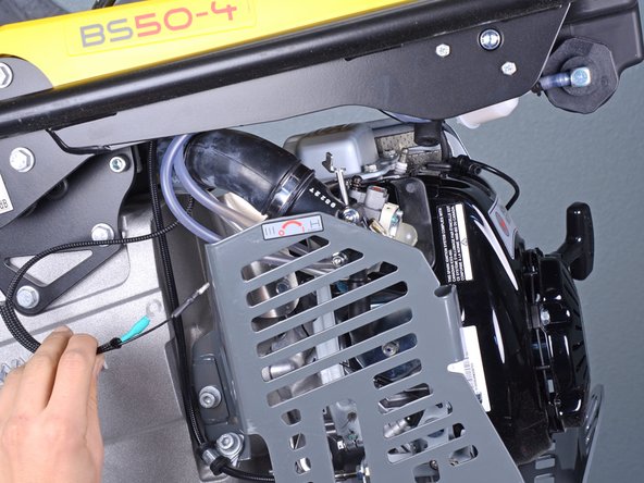 Wacker 4-Stroke Rammer BS504AS REV 101 (2019) Petcock Replacement, De-route the wires: crwdns2935265:04crwdnd2935265:03crwdnd2935265:03crwdne2935265:0