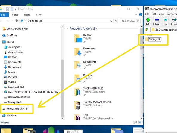 CR-10S Pro BL Touch Install, Prepare the SD card: crwdns2935265:08crwdnd2935265:02crwdnd2935265:02crwdne2935265:0