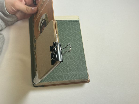 How to Repair Bumped Corners on a Hardcover Book: step 5, image 1 of 1