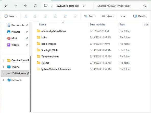 How to Calibrate a Kobo eReader Display, Change the VCOM number: crwdns2935265:05crwdnd2935265:02crwdnd2935265:03crwdne2935265:0