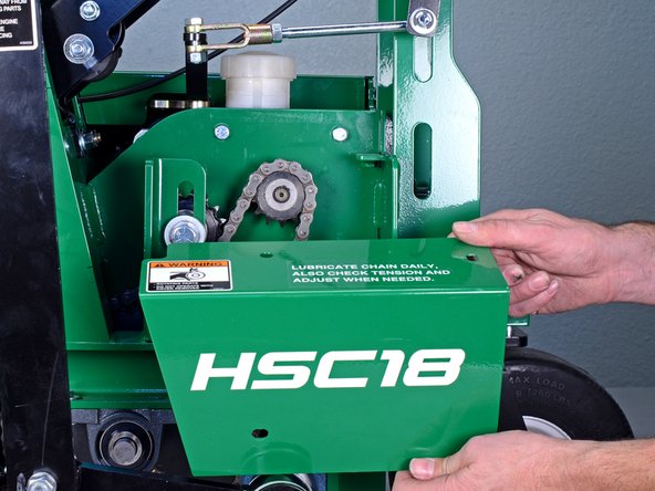 Classen Sod Cutter HSC18AHD 2018 Upper Drive Chain Replacement: crwdns2935265:012crwdnd2935265:02crwdnd2935265:02crwdne2935265:0