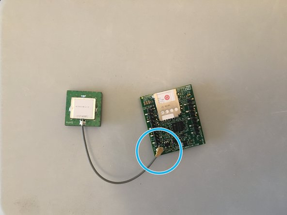 GI Node with Pressure Transducer Assembly, Attaching GPS and Antenna to Modem: step 28, image 2 of 3