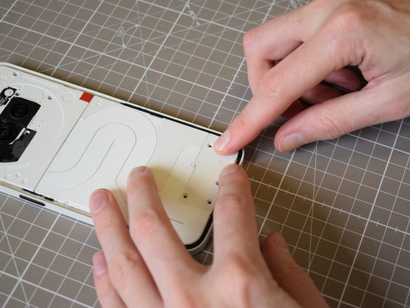 Nothing Phone (2a) Battery Replacement, Replace sticker in the bottom right corner: crwdns2935265:030crwdnd2935265:02crwdnd2935265:02crwdne2935265:0