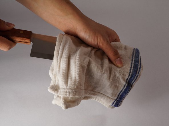 How to Fix a Broken Chef’s Knife Tip: step 2, image 3 of 3