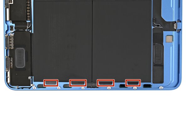 iPad 10 Battery Replacement, Remove the battery adhesive: step 27, image 1 of 3