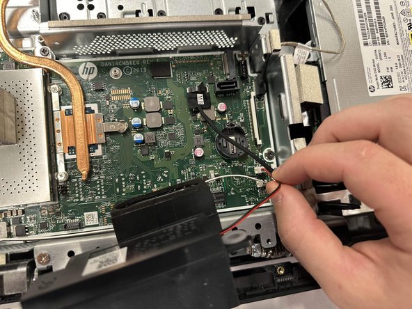 HP All-in-one PC Model 24 Motherboard Replacement, Removing the Speakers: step 11, image 3 of 3