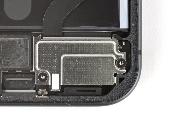 Google Pixel 10 Battery Replacement, Remove the USB‑C board cover: 20 단계, 이미지 2개 중 2개