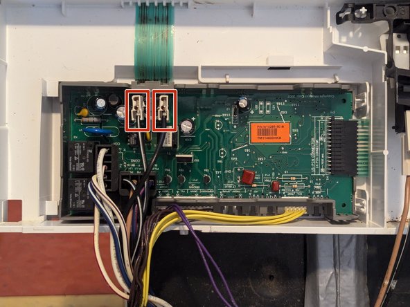 Maytag Dishwasher Control Board Replacement, Unplug the Board Connectors: step 6, image 1 of 2