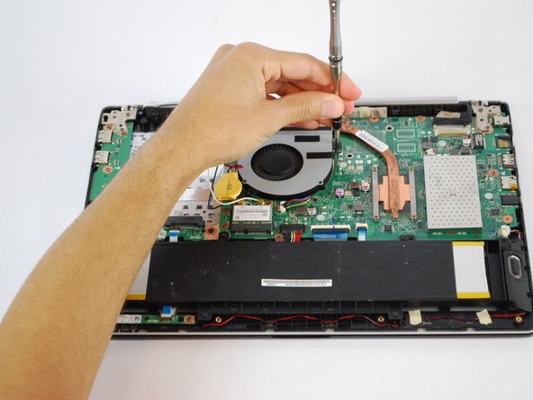 Asus Vivobook Q301LA-BHI5T02 Track Pad Replacement, Fan and Heatsink: crwdns2935265:08crwdnd2935265:02crwdnd2935265:03crwdne2935265:0