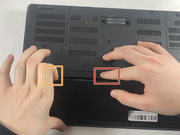 Mở khóa và tháo pin
