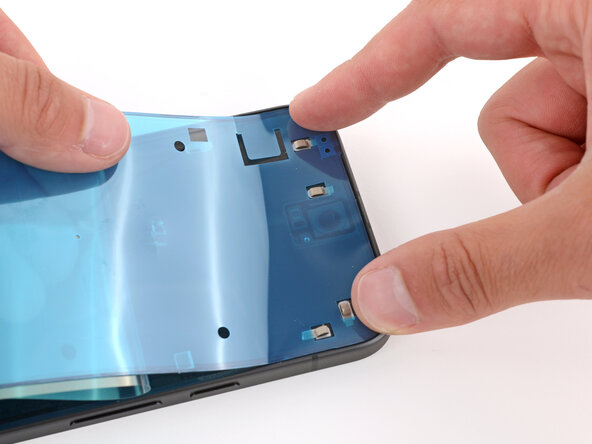 Google Pixel 9a Screen Replacement, Apply the adhesive: crwdns2935265:024crwdnd2935265:03crwdnd2935265:03crwdne2935265:0