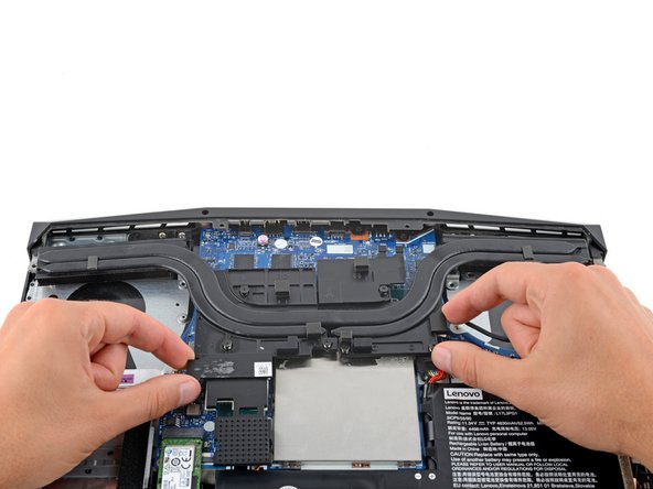 Lenovo Legion Y7000P Hinge Cover Replacement, Remove the heatsink: crwdns2935265:020crwdnd2935265:02crwdnd2935265:03crwdne2935265:0