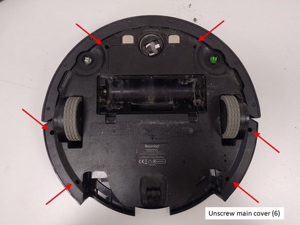 Smontaggio iRobot Roomba Combo: passo 3, immagine 1 di 2
