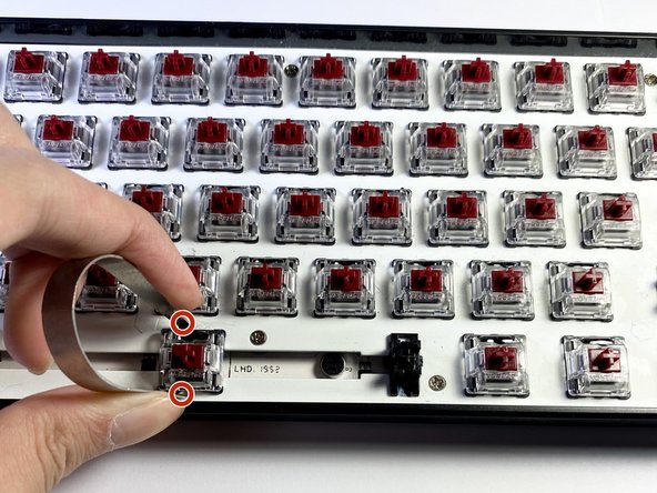 GK61 Keyboard Keycap/Switch Replacement: 手順 7、 3の画像 2