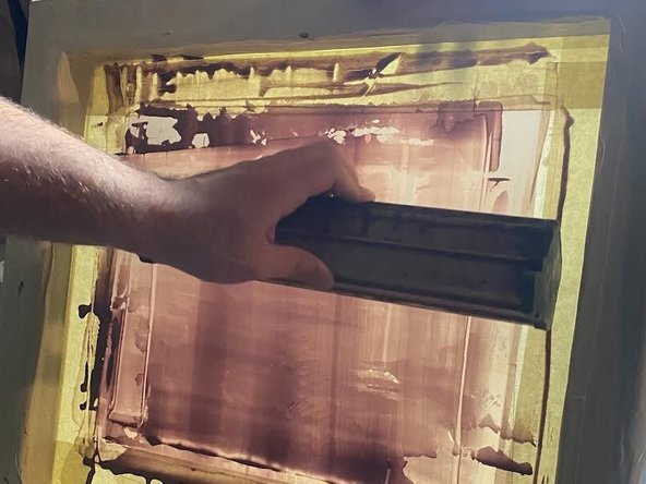 How to Reclaim A Silk Screen: step 6, image 1 of 2