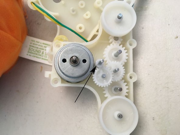 Halloween Witch Doctor Dancing Dog Broken Gear Replacement, Remove ear mechanism: crwdns2935265:02crwdnd2935265:02crwdnd2935265:02crwdne2935265:0