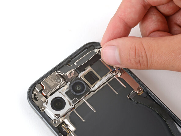 Google Pixel 10 Front Camera Replacement, Install the bracket: step 26, image 2 of 3