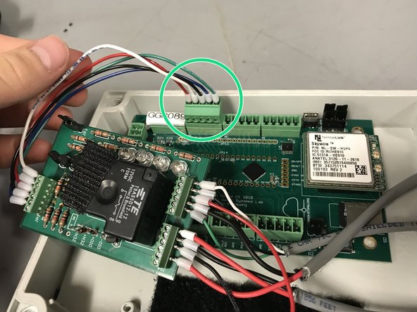 Autosampler Node Assembly (For New Version), Wiring the relay board: step 23, image 3 of 3