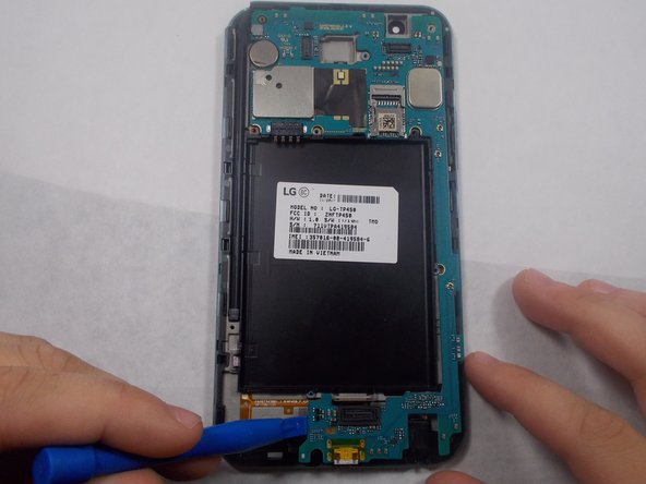 LG Stylo 3 Plus Speaker Replacement, Motherboard: step 6, image 2 of 3
