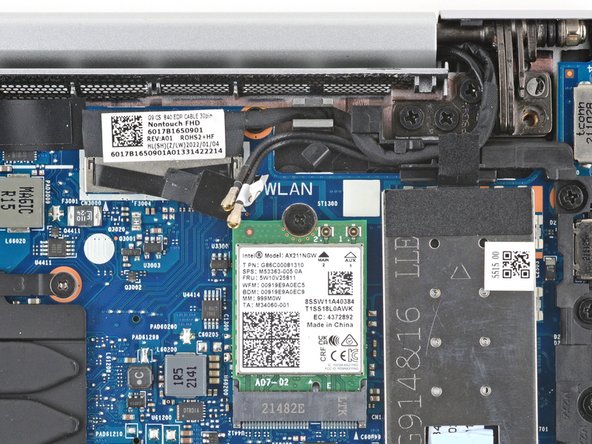 HP EliteBook 845 G9 Wi-Fi Module Replacement, Remove the Wi-Fi module screw: crwdns2935265:09crwdnd2935265:02crwdnd2935265:02crwdne2935265:0