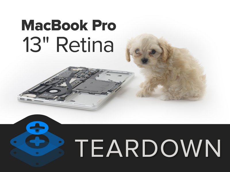 Macbook Pro 13英寸 配备retina显示屏 15初期 拆解 Ifixit