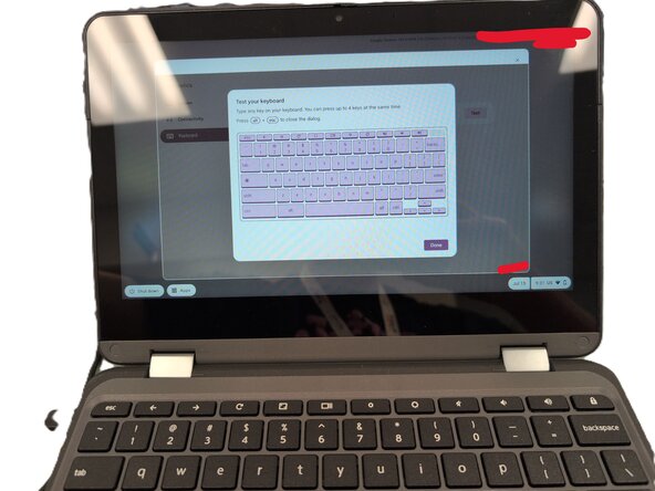 Lenovo 300e Chromebook Gen 3 Keyboard Replacement, Test: crwdns2935265:016crwdnd2935265:01crwdnd2935265:01crwdne2935265:0